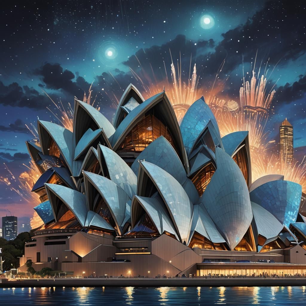 Majestic Sydney Opera House at Twilight