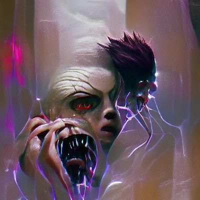 Sinister Control Artwork in Dark Fantasy Style