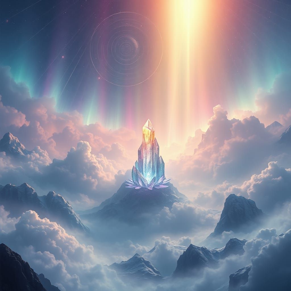 Ethereal Realm of Luminescent Wonder in Matte Painting