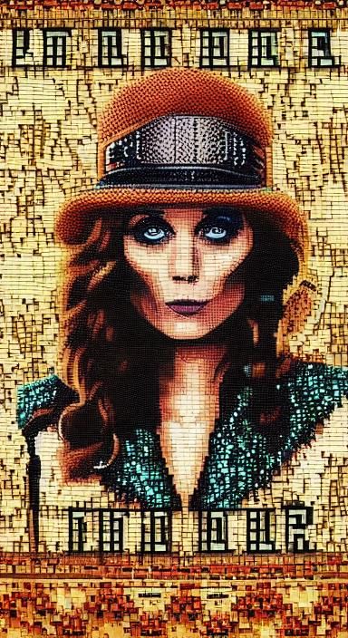 4-Bit Pixel Art Portrait in Downtown Los Angeles