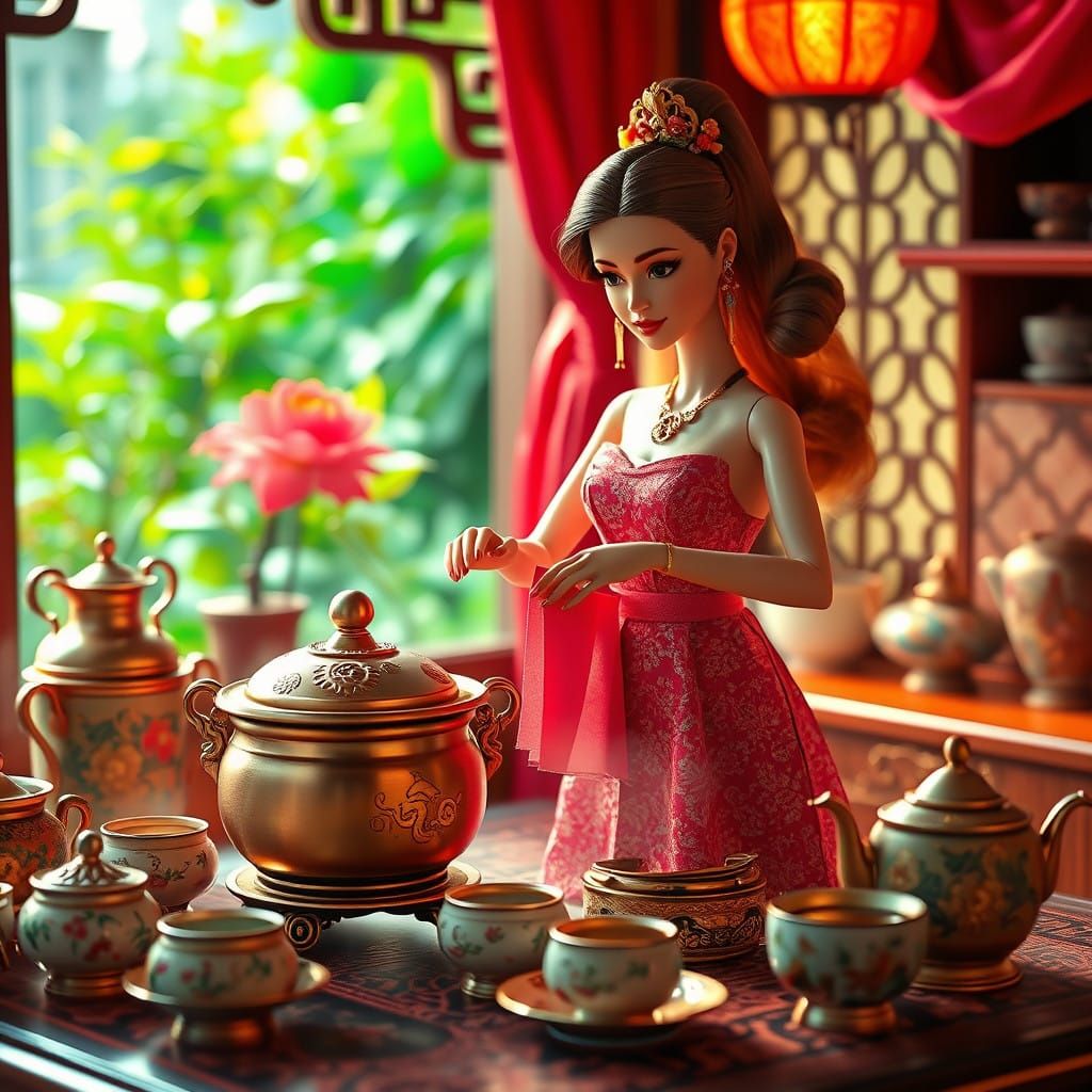 Barbie in Enchanted Taiwanese Kitchen