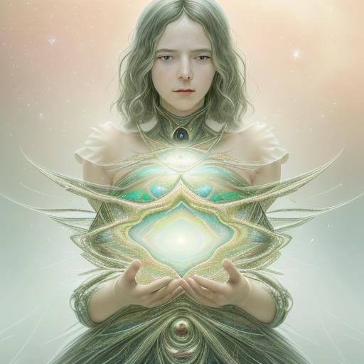 Surreal Dreamscape of Stars, Storms, and Kisses