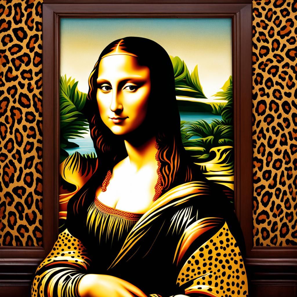 Mona Lisa on Safari: A Creative Photo