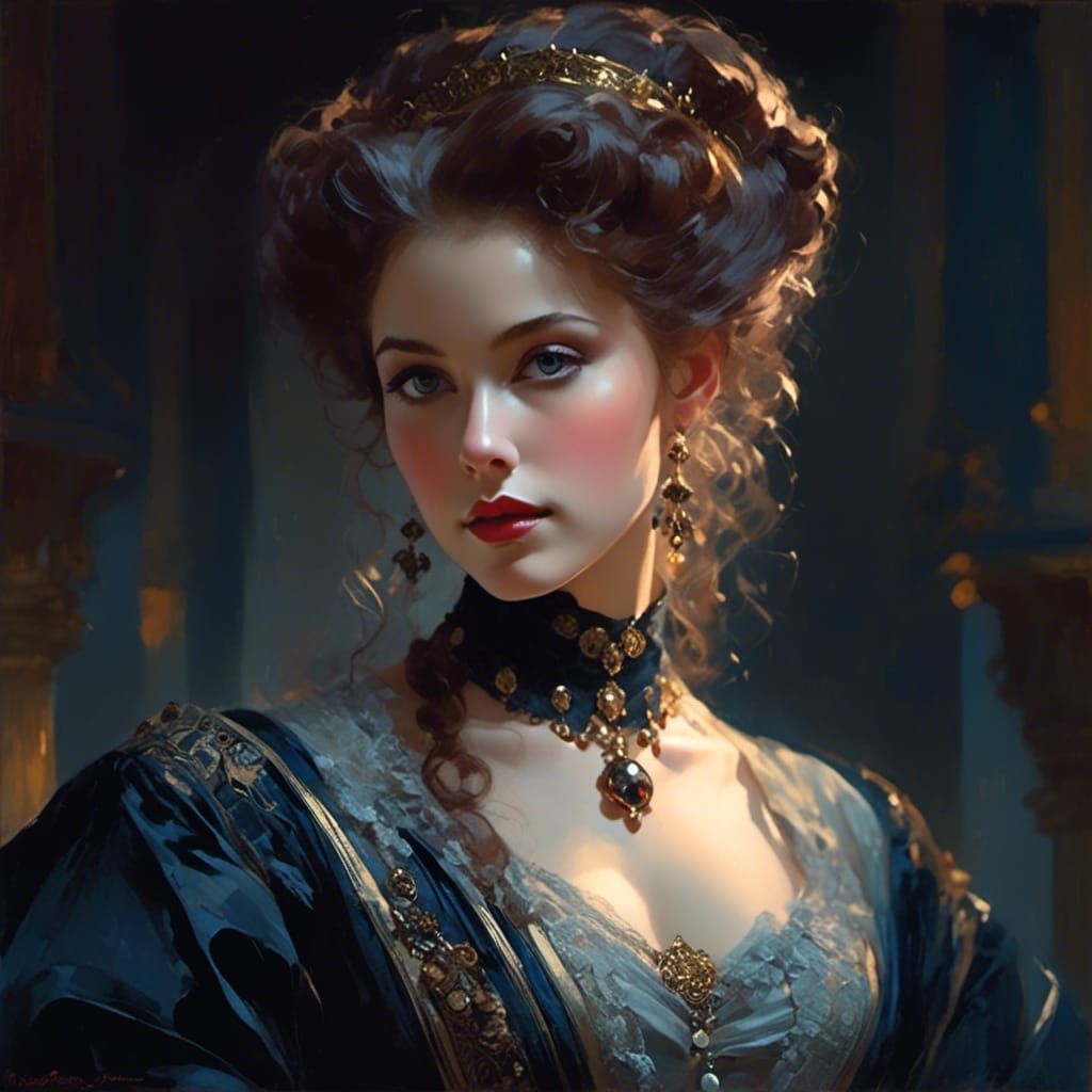 Nicoletta, a Stunning Queen in Victorian Style