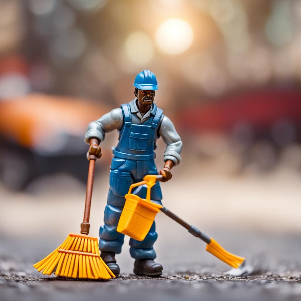 Street Sweeper Action Figure: Professional Photography