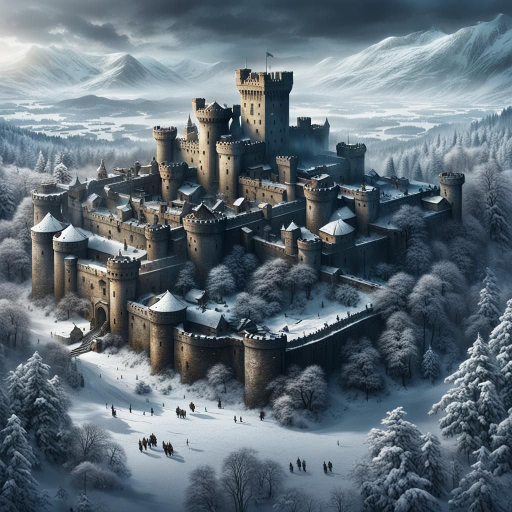 Winterfell from Game of Thrones: Epic Digital Matte Painting