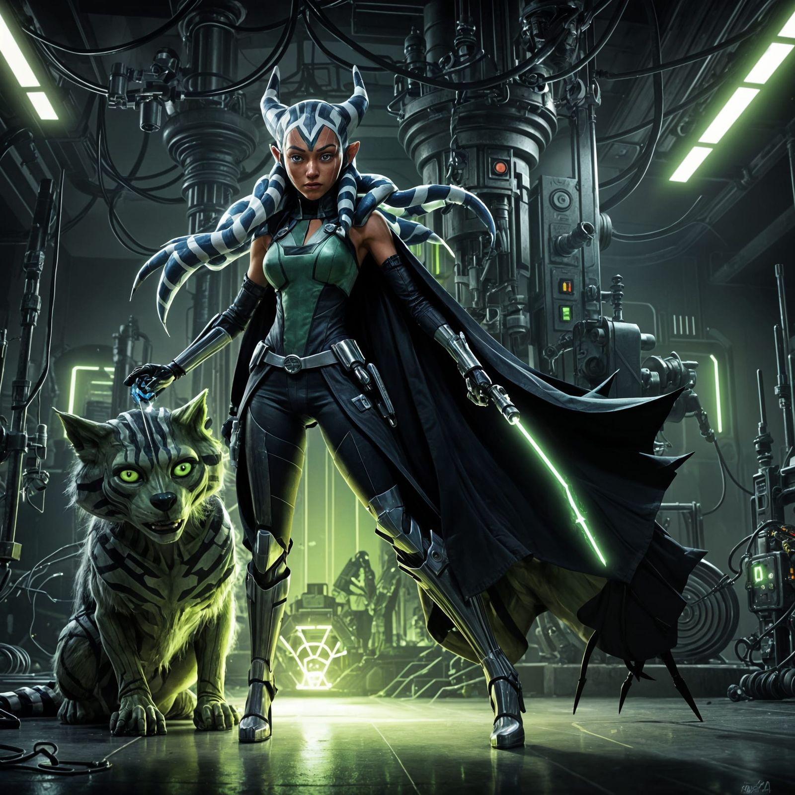 Ahsoka Tano as Frankenstein Monster