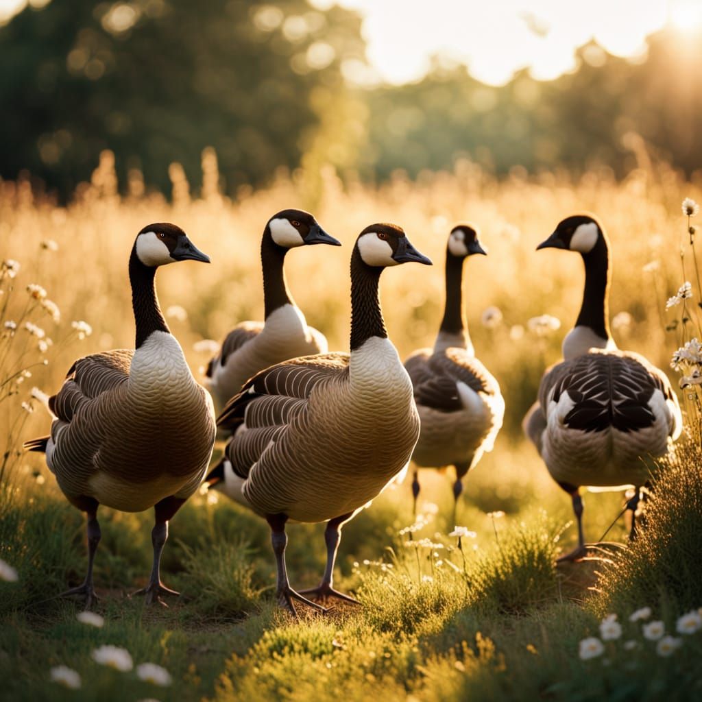 Wild Geese in Gingham Feathers, Vivian Maier-Inspired Photog...