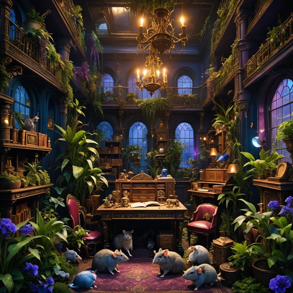 Mystical Warehouse Habitat for Feeder Rats