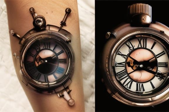 Hyper-Realistic Clockpunk Crab in Steampunk Style