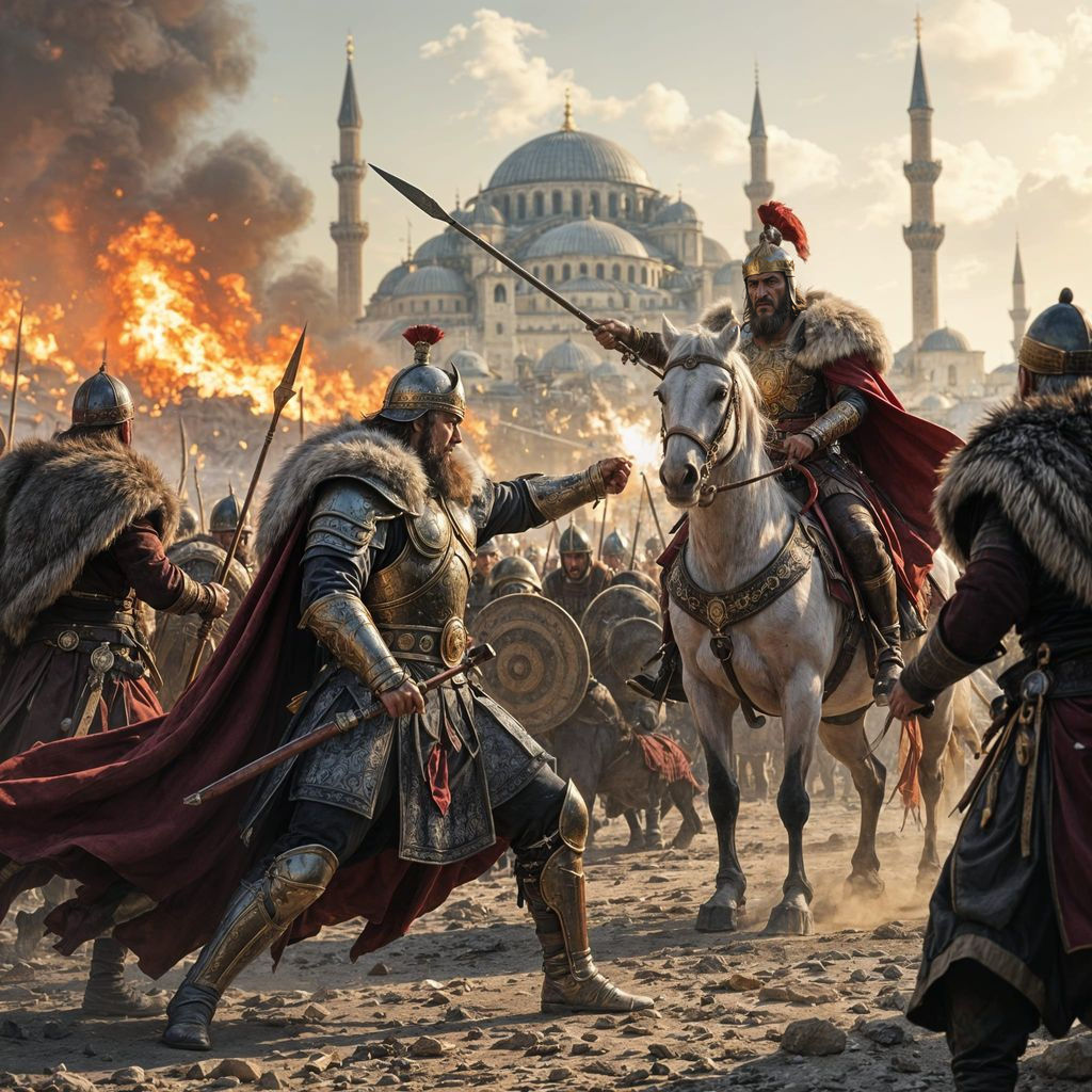 The Fall of Constantinople: Sultan Mehmet II's Victory