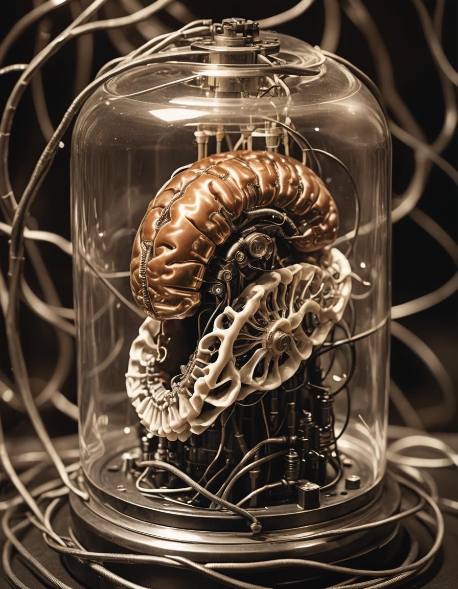 Biomechanical Brain Case with Human Brain