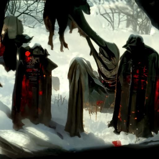 Sinister Grandma's Cookies in Dark Fantasy Style