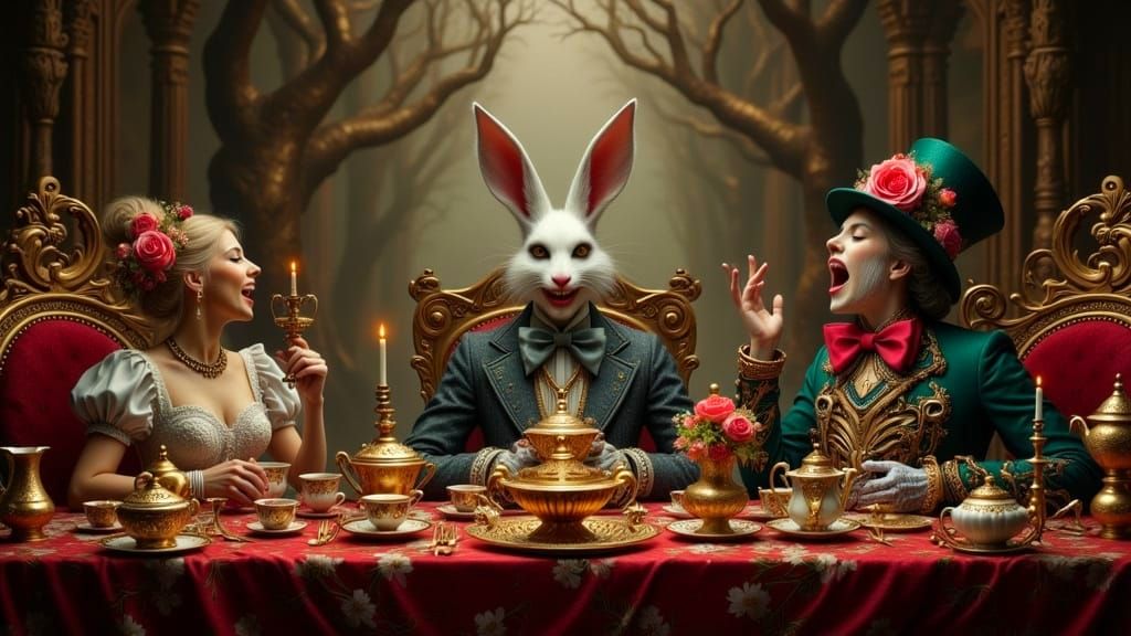 Alice in Wonderland Tea Party with Mad Hatter