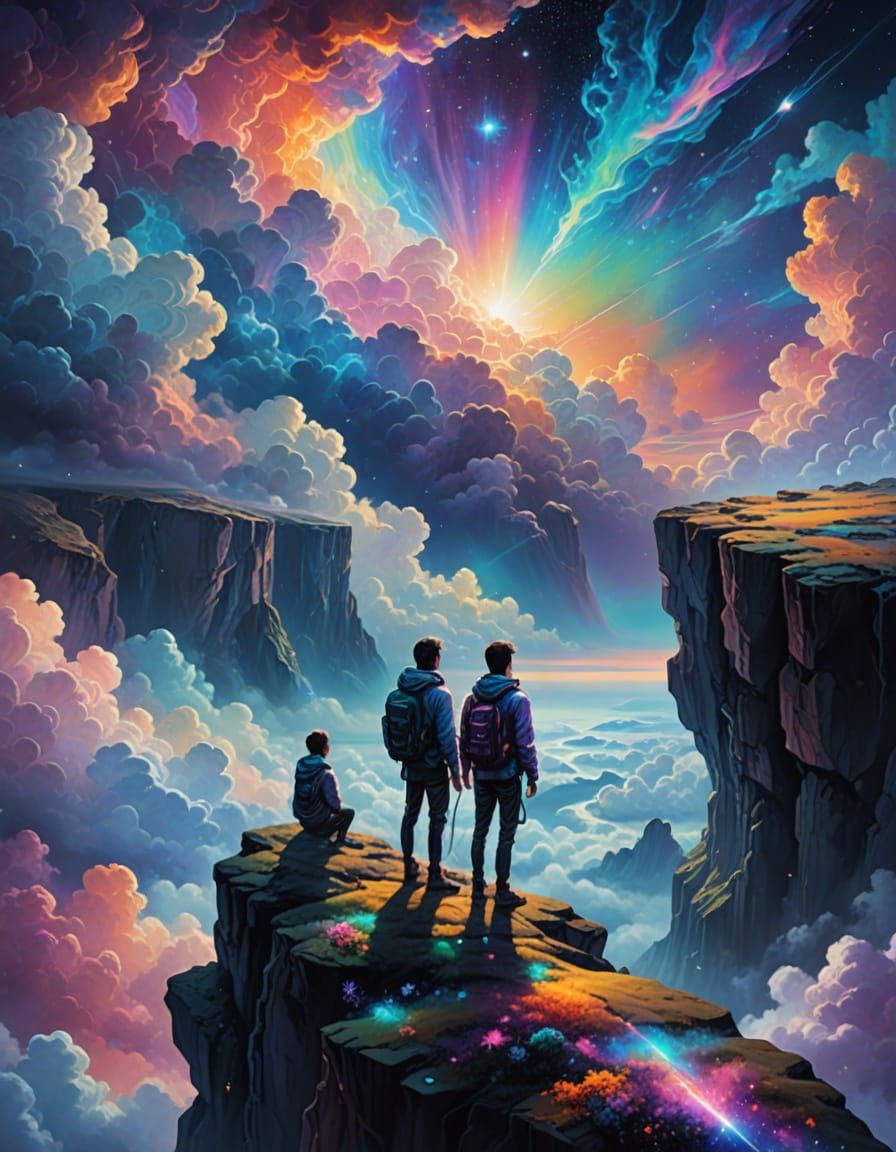 Cosmic Surrealism at the Edge of Eternity