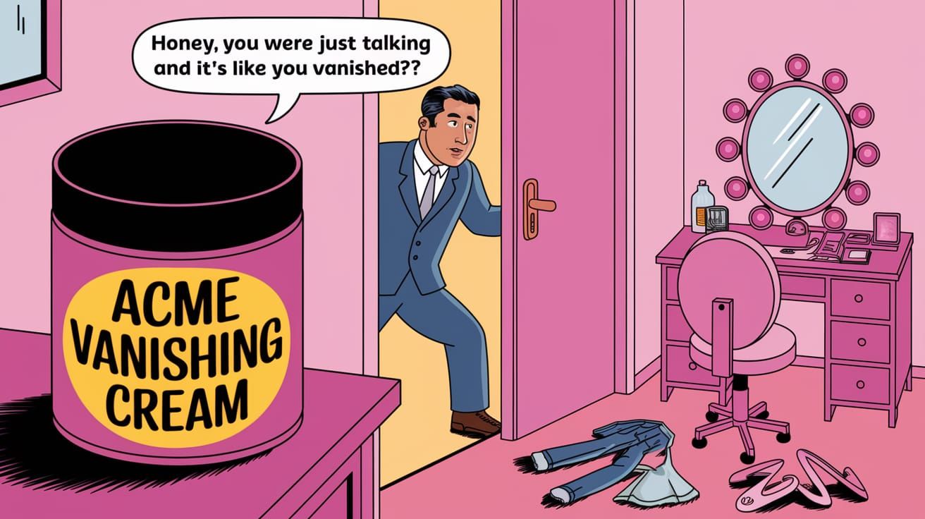 ACME Vanishing Cream Magic in Action