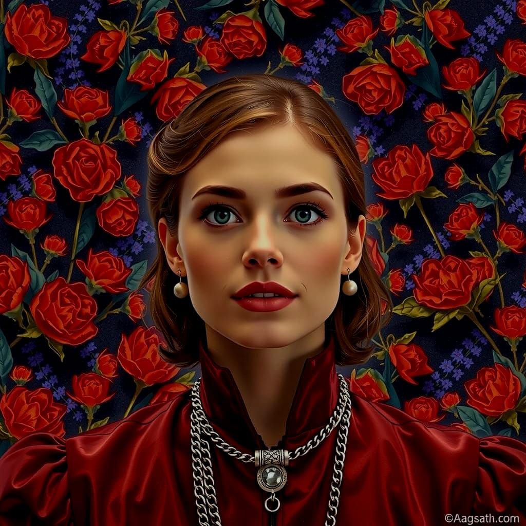 Mysterious Harlequin Character