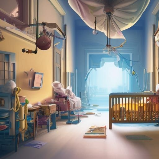 Epic Hospital Nursery in Complementary Colors