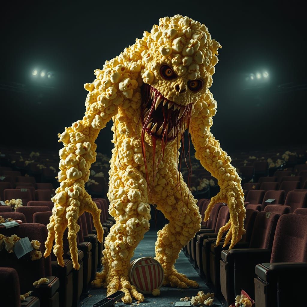 Grotesque Popcorn Horror Stalks Abandoned Theater