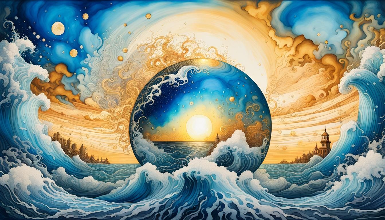 Renaissance Surrealism Oceanic Masterpiece