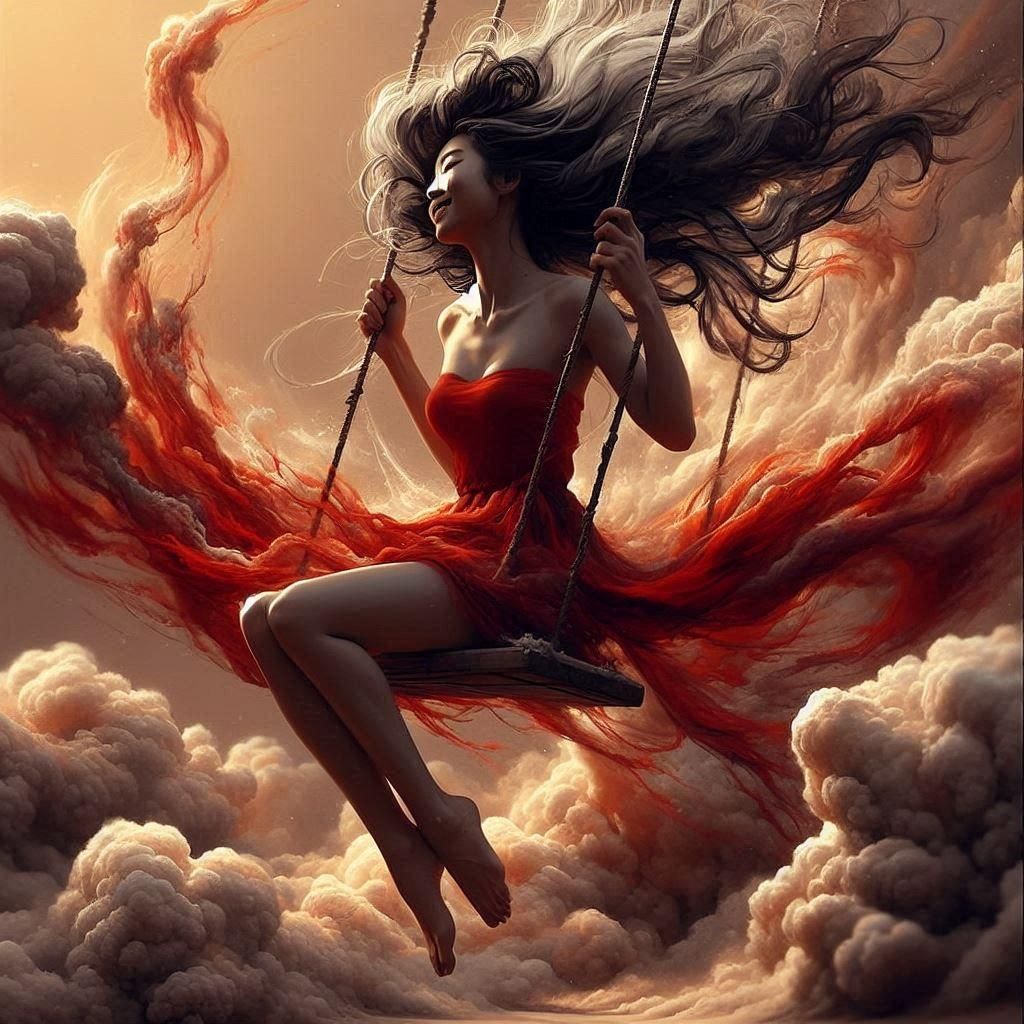 Swing Among the Clouds Dreamscape