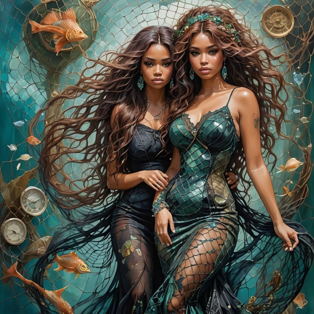 Latina Business Girl in Fantasy Digital Art