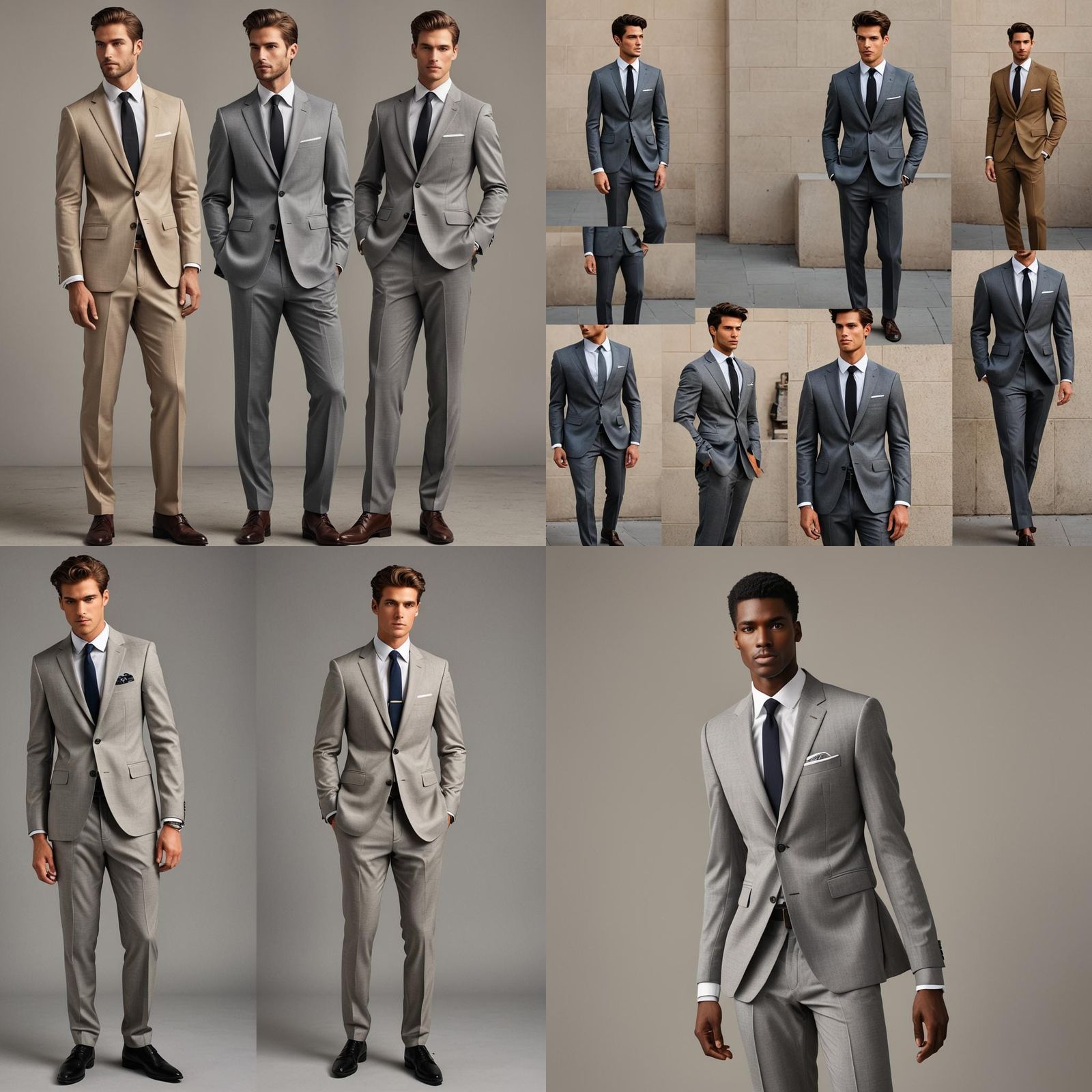 Male Model in Suit: Golden Hour DSLR Photography