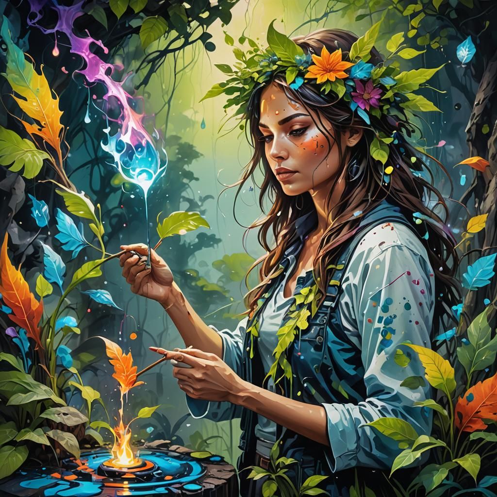 Spirit Farmer: Graffiti Art with Nature Spirits