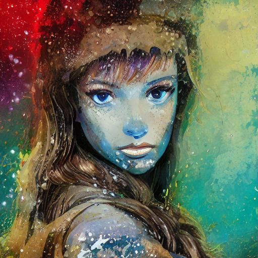 Anthropomorphic Lion in Japanese Art Style