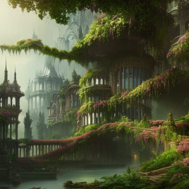 City of Eden: Floating Gardens in Unreal Engine 5