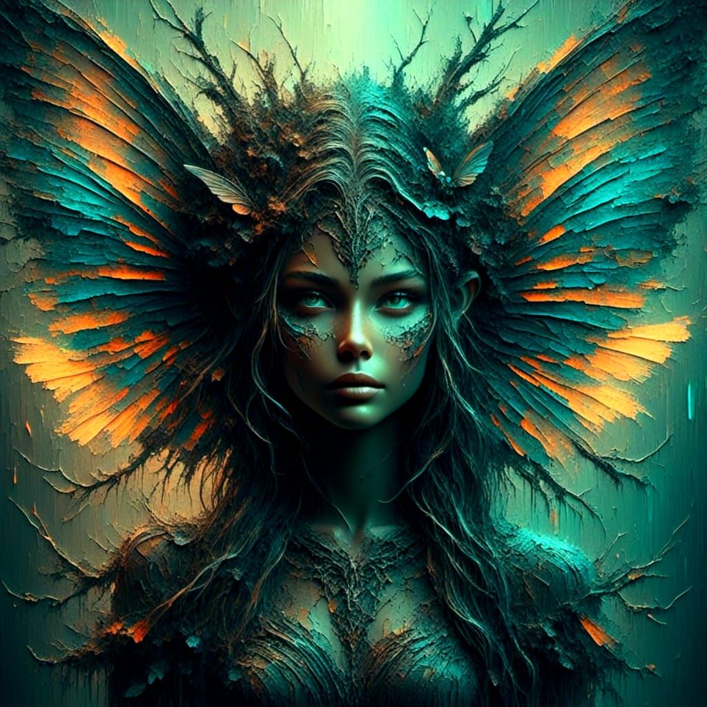 Digital art mixed with watercolor. Art by hieronymus bosch. ...