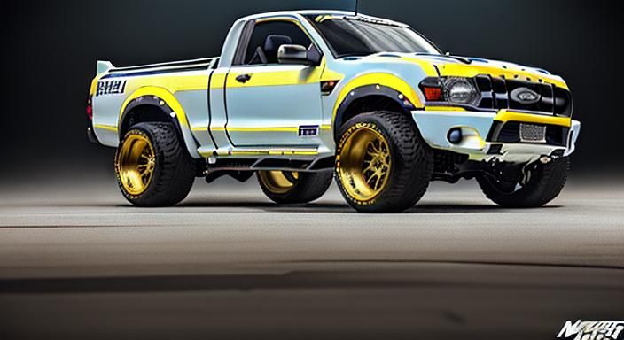 Custom 90's Ford Ranger with Shelby Motor