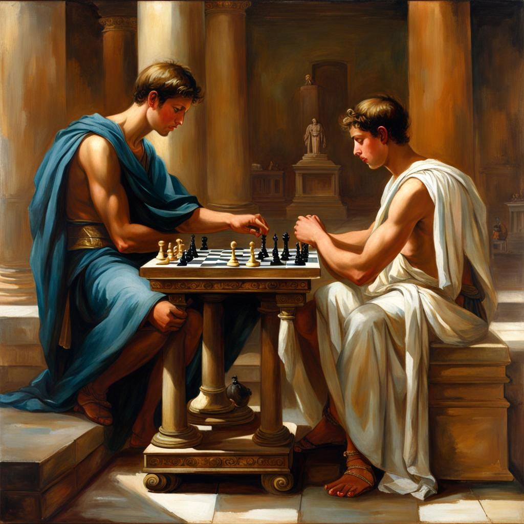 Roman Chess Game 240313C