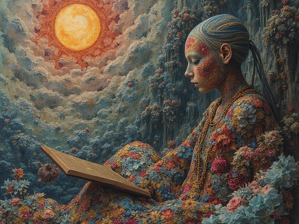 Jacquard Weave Ushabti Golem Inuk Otherworldly Environment