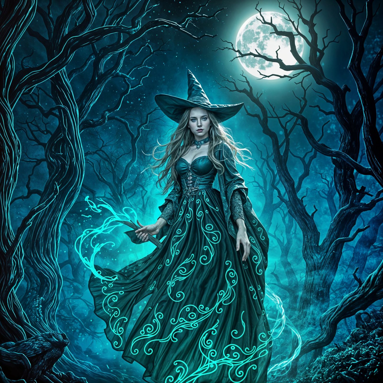 Elden Ring's Ranni the Witch in a Wide Wizard Hat