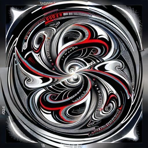 Time's Flow: Surreal Eldritch Graphic Score