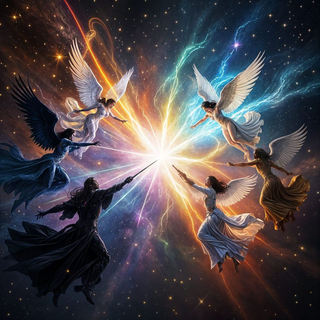 Archons Battle Angels in Astral Realm