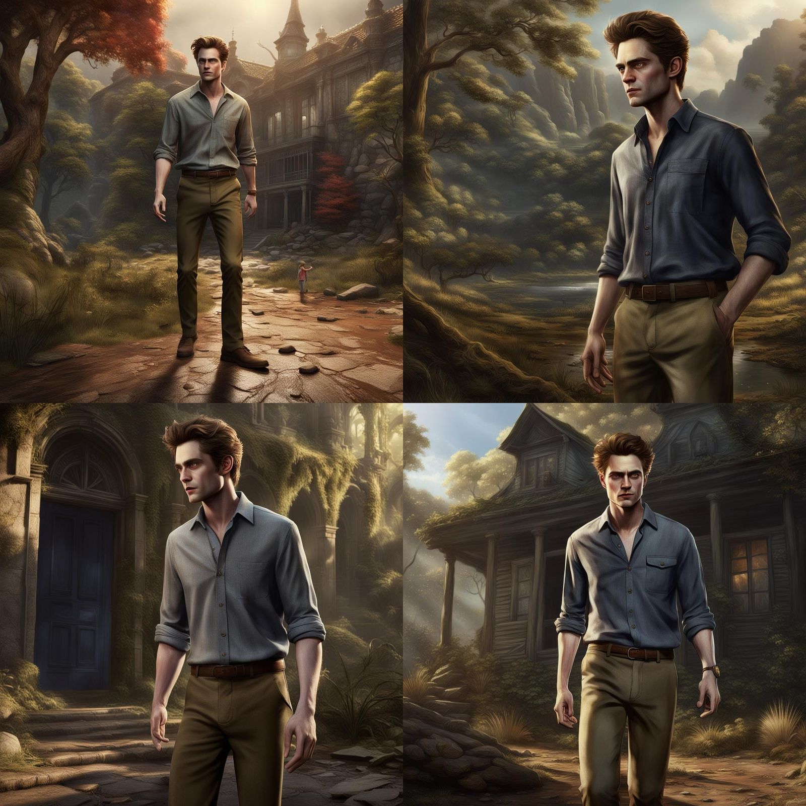 Edward Cullen Beckons in Detailed Digital Painting