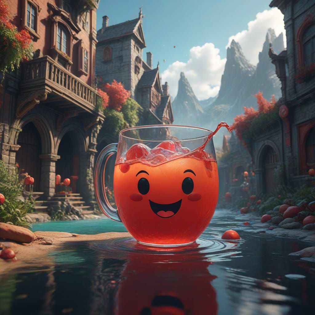 Kool Aid Day: Detailed Matte Painting