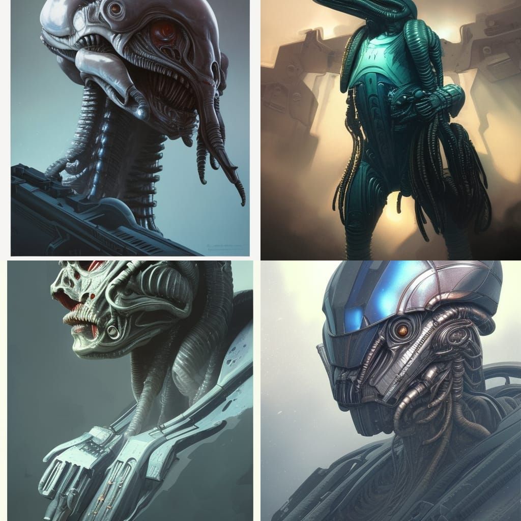 Hyperdetailed Portrait of a Space Marine in 8K