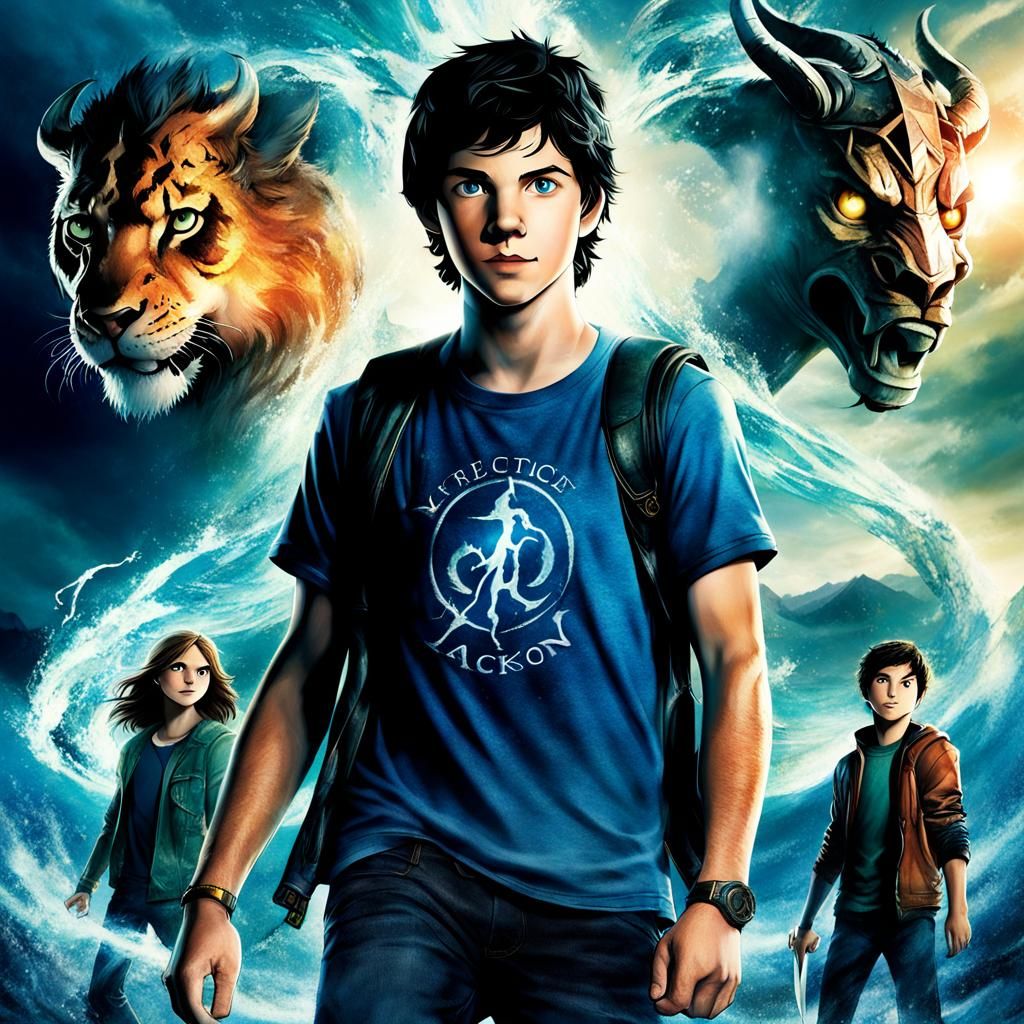 Percy Jackson AI Image
