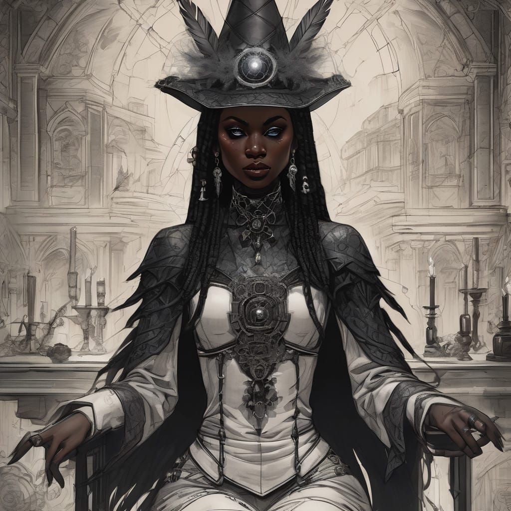 Enigmatic European Witchcraft in a Whimsical Witch's Lodge