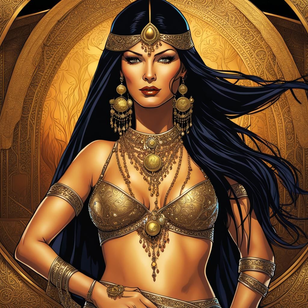 Catherine Zeta Jones as a Sexy Belly Dancer