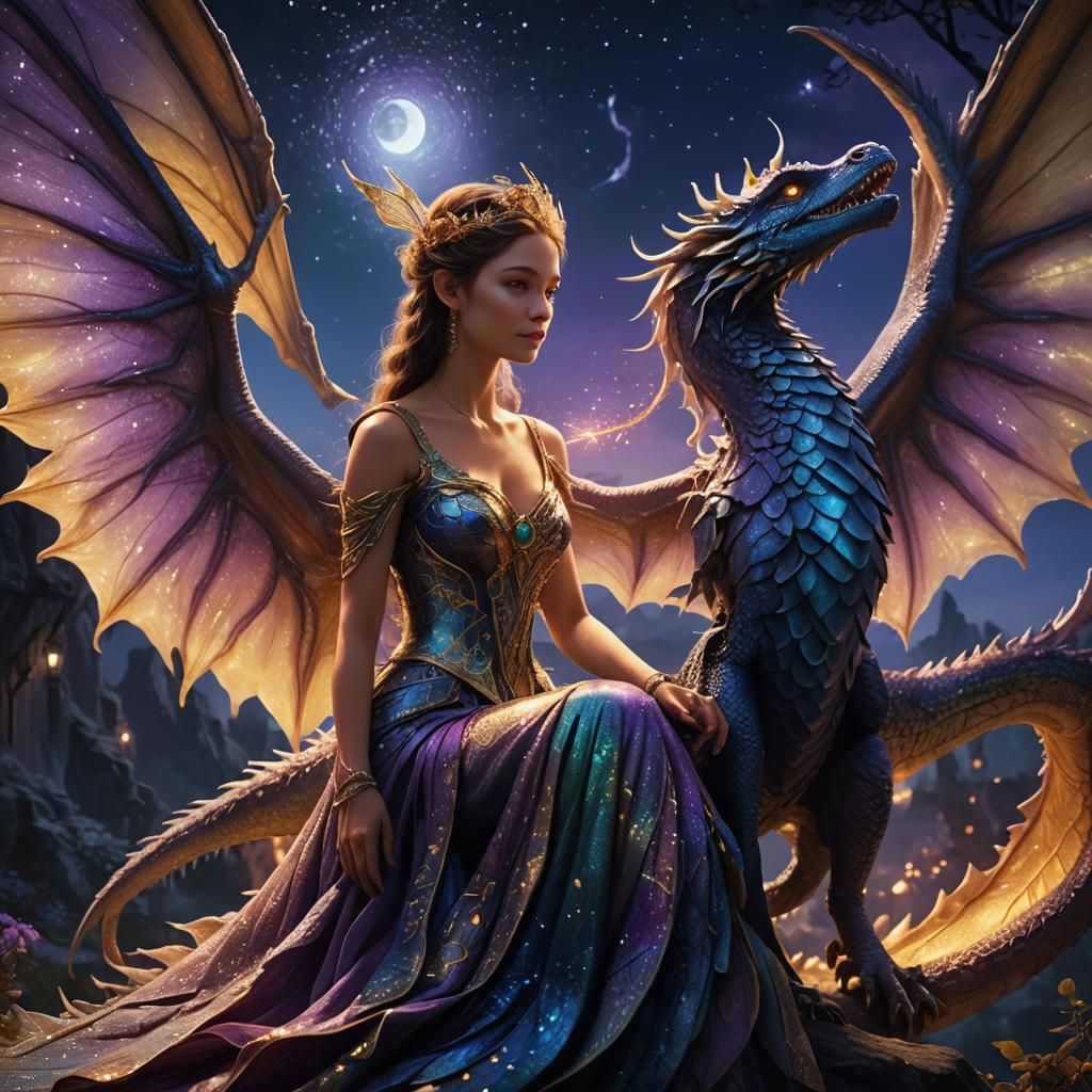 Fantasy autumn  Dragon Queen