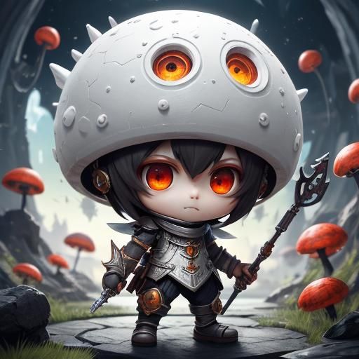 Chibi Fairy White Blood Cell Fantasy Art