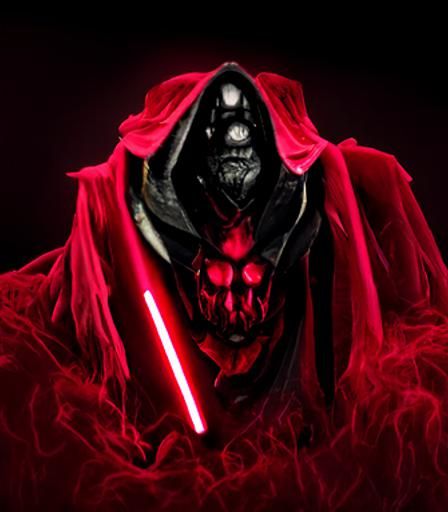 Darth Nihilus Concept Art: Red Sith Lord