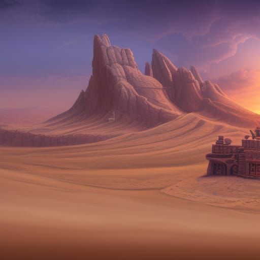 desert sunset