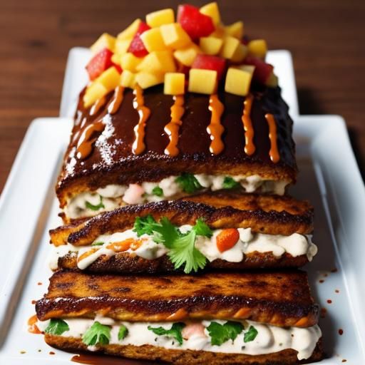 Colorful Food Arrangement