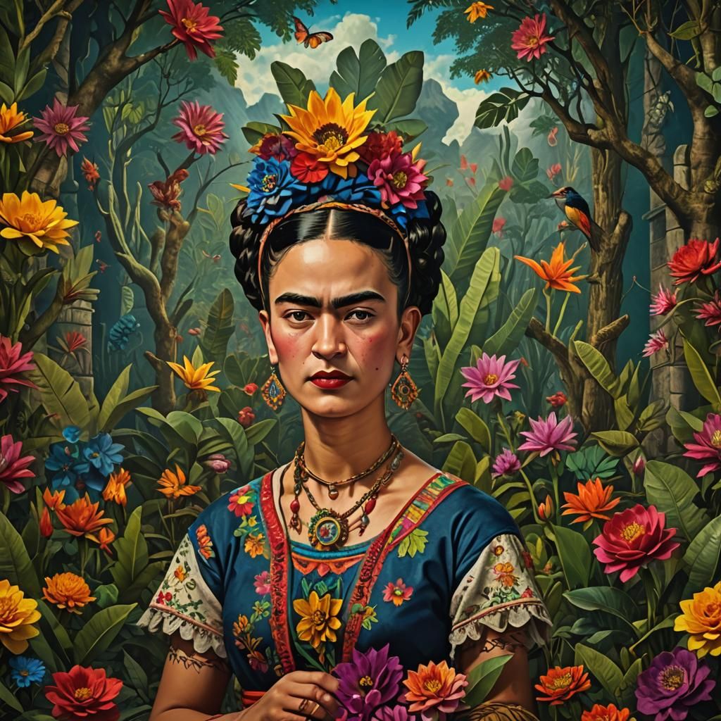 Fantastical Detailed Matte Painting in Deep Color