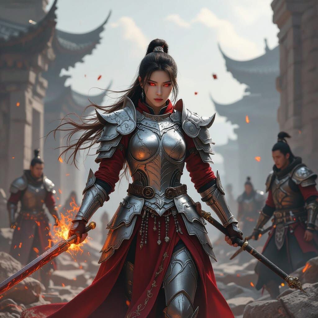 Heavenly Demon Battles Cultivators in Temple Ruins